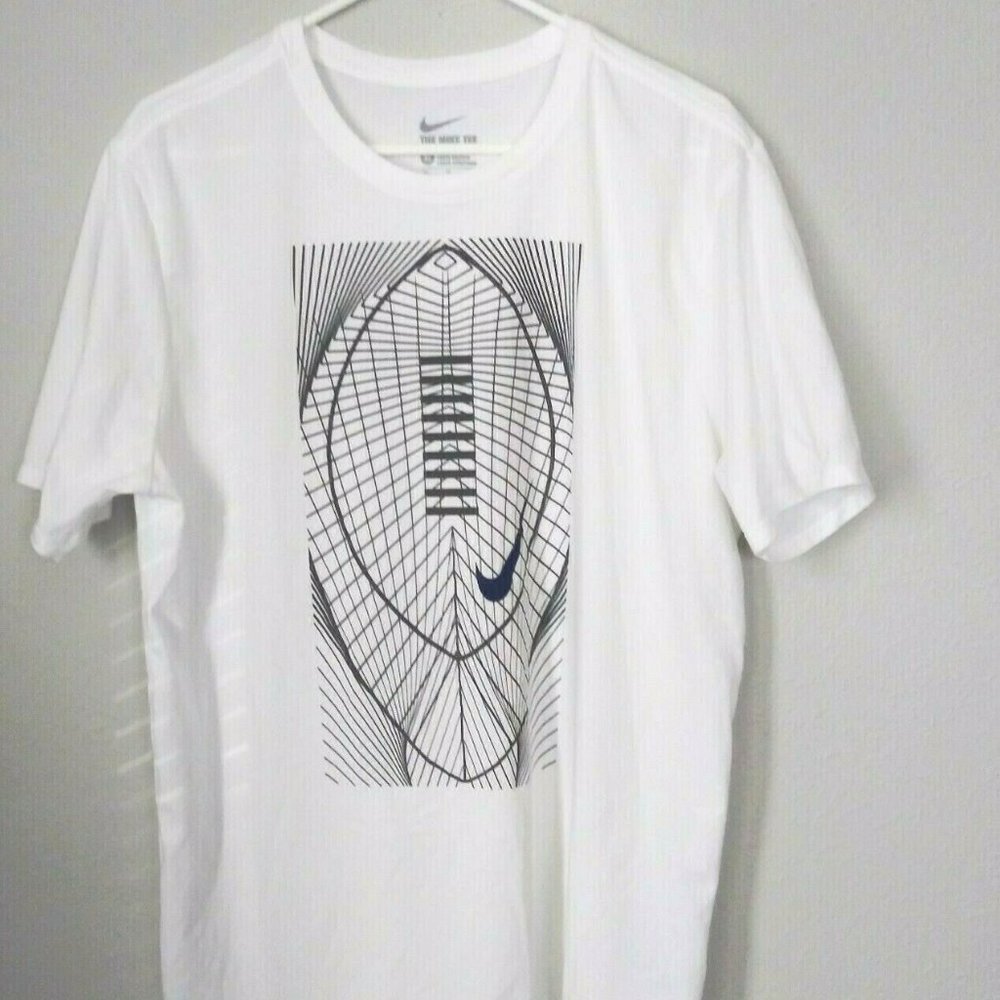 Nike White T Shirt Mens XL Dri Fit Football